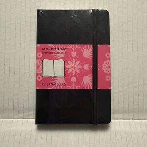 Moleskine‎ Pocket Size Travel Notebook w/ Embossed Flower Pattern Scandinavian